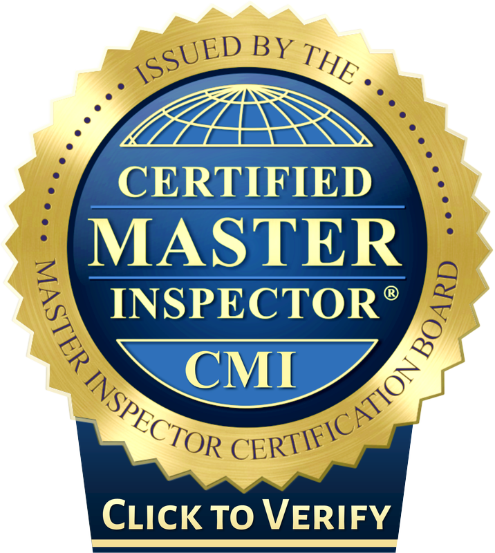 Certified Master Inspector badge — click to verify